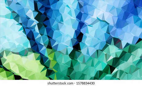 Geometric design. Colorful gradient mosaic background. Geometric triangle, mosaic, abstract background. Mosaic, color background. Mosaic texture. The effect of stained glass. EPS 10 Vector