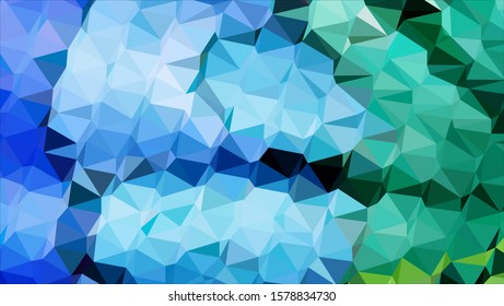 Geometric design. Colorful gradient mosaic background. Geometric triangle, mosaic, abstract background. Mosaic, color background. Mosaic texture. The effect of stained glass. EPS 10 Vector