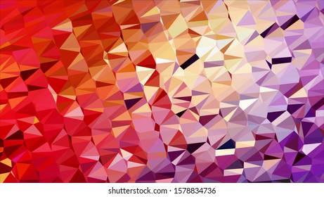 Geometric design. Colorful gradient mosaic background. Geometric triangle, mosaic, abstract background. Mosaic, color background. Mosaic texture. The effect of stained glass. EPS 10 Vector