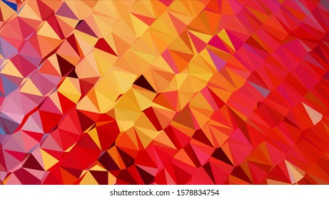Geometric design. Colorful gradient mosaic background. Geometric triangle, mosaic, abstract background. Mosaic, color background. Mosaic texture. The effect of stained glass. EPS 10 Vector