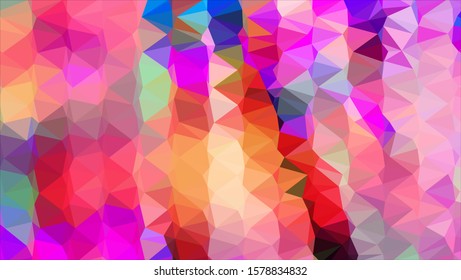 Geometric design. Colorful gradient mosaic background. Geometric triangle, mosaic, abstract background. Mosaic, color background. Mosaic texture. The effect of stained glass. EPS 10 Vector