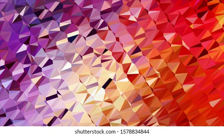 Geometric design. Colorful gradient mosaic background. Geometric triangle, mosaic, abstract background. Mosaic, color background. Mosaic texture. The effect of stained glass. EPS 10 Vector