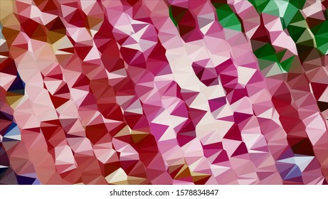 Geometric design. Colorful gradient mosaic background. Geometric triangle, mosaic, abstract background. Mosaic, color background. Mosaic texture. The effect of stained glass. EPS 10 Vector