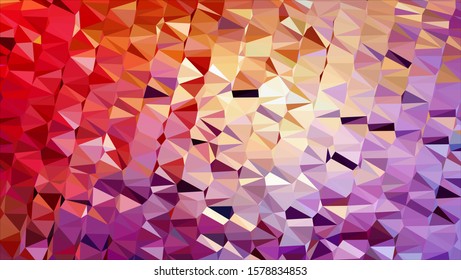 Geometric design. Colorful gradient mosaic background. Geometric triangle, mosaic, abstract background. Mosaic, color background. Mosaic texture. The effect of stained glass. EPS 10 Vector