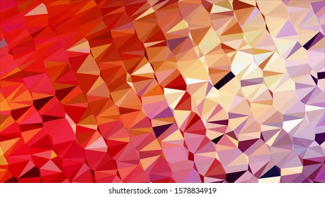 Geometric design. Colorful gradient mosaic background. Geometric triangle, mosaic, abstract background. Mosaic, color background. Mosaic texture. The effect of stained glass. EPS 10 Vector