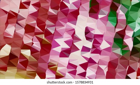 Geometric design. Colorful gradient mosaic background. Geometric triangle, mosaic, abstract background. Mosaic, color background. Mosaic texture. The effect of stained glass. EPS 10 Vector