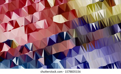 Geometric design. Colorful gradient mosaic background. Geometric triangle, mosaic, abstract background. Mosaic, color background. Mosaic texture. The effect of stained glass. EPS 10 Vector