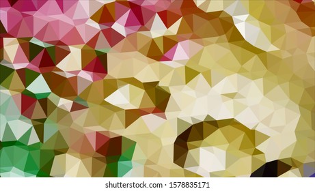 Geometric design. Colorful gradient mosaic background. Geometric triangle, mosaic, abstract background. Mosaic, color background. Mosaic texture. The effect of stained glass. EPS 10 Vector