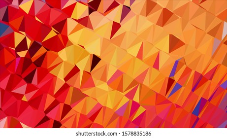 Geometric design. Colorful gradient mosaic background. Geometric triangle, mosaic, abstract background. Mosaic, color background. Mosaic texture. The effect of stained glass. EPS 10 Vector