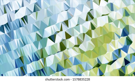 Geometric design. Colorful gradient mosaic background. Geometric triangle, mosaic, abstract background. Mosaic, color background. Mosaic texture. The effect of stained glass. EPS 10 Vector