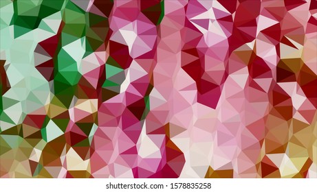 Geometric design. Colorful gradient mosaic background. Geometric triangle, mosaic, abstract background. Mosaic, color background. Mosaic texture. The effect of stained glass. EPS 10 Vector