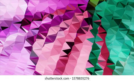 Geometric design. Colorful gradient mosaic background. Geometric triangle, mosaic, abstract background. Mosaic, color background. Mosaic texture. The effect of stained glass. EPS 10 Vector