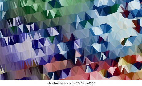 Geometric design. Colorful gradient mosaic background. Geometric triangle, mosaic, abstract background. Mosaic, color background. Mosaic texture. The effect of stained glass. EPS 10 Vector
