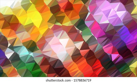 Geometric design. Colorful gradient mosaic background. Geometric triangle, mosaic, abstract background. Mosaic, color background. Mosaic texture. The effect of stained glass. EPS 10 Vector