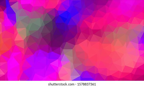 Geometric design. Colorful gradient mosaic background. Geometric triangle, mosaic, abstract background. Mosaic, color background. Mosaic texture. The effect of stained glass. EPS 10 Vector
