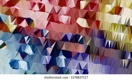 Geometric design. Colorful gradient mosaic background. Geometric triangle, mosaic, abstract background. Mosaic, color background. Mosaic texture. The effect of stained glass. EPS 10 Vector