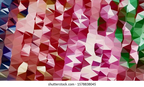 Geometric design. Colorful gradient mosaic background. Geometric triangle, mosaic, abstract background. Mosaic, color background. Mosaic texture. The effect of stained glass. EPS 10 Vector