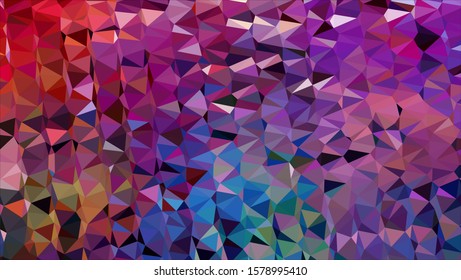 Geometric design. Colorful gradient mosaic background. Geometric triangle, mosaic, abstract background. Mosaic, color background. Mosaic texture. The effect of stained glass. EPS 10 Vector