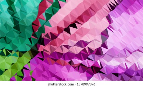 Geometric design. Colorful gradient mosaic background. Geometric triangle, mosaic, abstract background. Mosaic, color background. Mosaic texture. The effect of stained glass. EPS 10 Vector