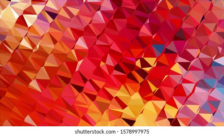 Geometric design. Colorful gradient mosaic background. Geometric triangle, mosaic, abstract background. Mosaic, color background. Mosaic texture. The effect of stained glass. EPS 10 Vector