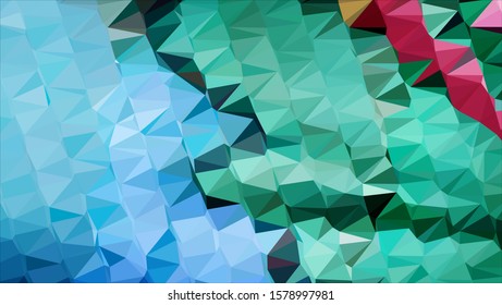 Geometric design. Colorful gradient mosaic background. Geometric triangle, mosaic, abstract background. Mosaic, color background. Mosaic texture. The effect of stained glass. EPS 10 Vector