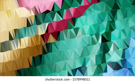 Geometric design. Colorful gradient mosaic background. Geometric triangle, mosaic, abstract background. Mosaic, color background. Mosaic texture. The effect of stained glass. EPS 10 Vector