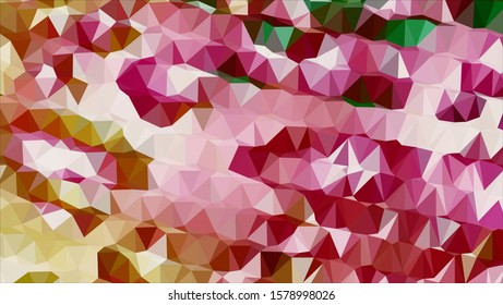 Geometric design. Colorful gradient mosaic background. Geometric triangle, mosaic, abstract background. Mosaic, color background. Mosaic texture. The effect of stained glass. EPS 10 Vector