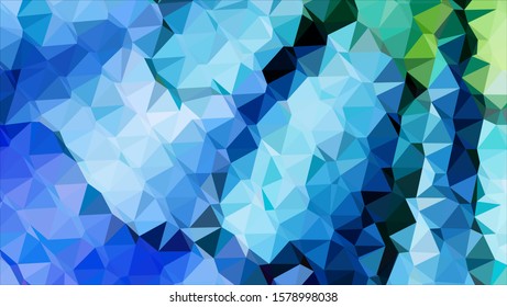 Geometric design. Colorful gradient mosaic background. Geometric triangle, mosaic, abstract background. Mosaic, color background. Mosaic texture. The effect of stained glass. EPS 10 Vector