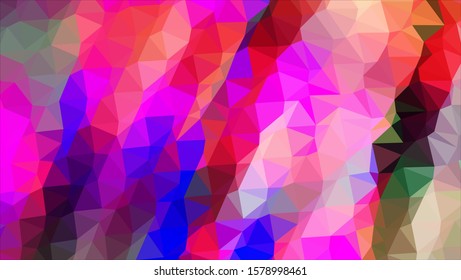 Geometric design. Colorful gradient mosaic background. Geometric triangle, mosaic, abstract background. Mosaic, color background. Mosaic texture. The effect of stained glass. EPS 10 Vector