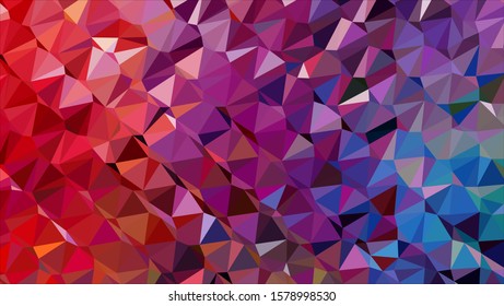 Geometric design. Colorful gradient mosaic background. Geometric triangle, mosaic, abstract background. Mosaic, color background. Mosaic texture. The effect of stained glass. EPS 10 Vector