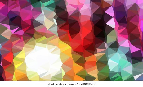 Geometric design. Colorful gradient mosaic background. Geometric triangle, mosaic, abstract background. Mosaic, color background. Mosaic texture. The effect of stained glass. EPS 10 Vector