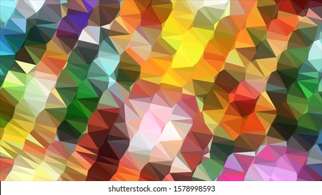 Geometric design. Colorful gradient mosaic background. Geometric triangle, mosaic, abstract background. Mosaic, color background. Mosaic texture. The effect of stained glass. EPS 10 Vector