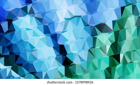Geometric design. Colorful gradient mosaic background. Geometric triangle, mosaic, abstract background. Mosaic, color background. Mosaic texture. The effect of stained glass. EPS 10 Vector