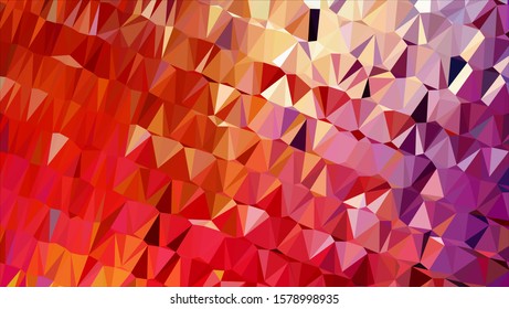 Geometric design. Colorful gradient mosaic background. Geometric triangle, mosaic, abstract background. Mosaic, color background. Mosaic texture. The effect of stained glass. EPS 10 Vector