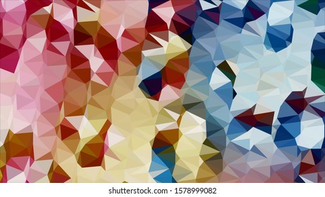 Geometric design. Colorful gradient mosaic background. Geometric triangle, mosaic, abstract background. Mosaic, color background. Mosaic texture. The effect of stained glass. EPS 10 Vector