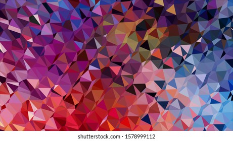Geometric design. Colorful gradient mosaic background. Geometric triangle, mosaic, abstract background. Mosaic, color background. Mosaic texture. The effect of stained glass. EPS 10 Vector