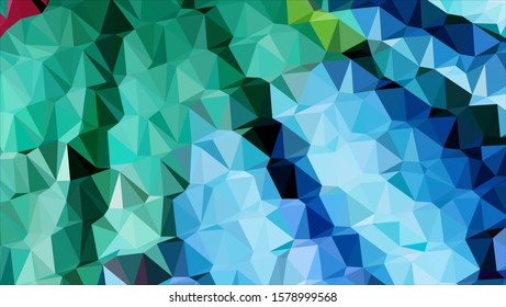 Geometric design. Colorful gradient mosaic background. Geometric triangle, mosaic, abstract background. Mosaic, color background. Mosaic texture. The effect of stained glass. EPS 10 Vector