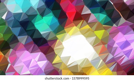 Geometric design. Colorful gradient mosaic background. Geometric triangle, mosaic, abstract background. Mosaic, color background. Mosaic texture. The effect of stained glass. EPS 10 Vector
