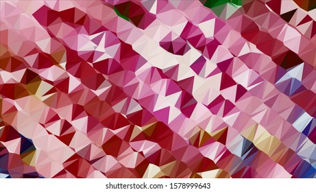 Geometric design. Colorful gradient mosaic background. Geometric triangle, mosaic, abstract background. Mosaic, color background. Mosaic texture. The effect of stained glass. EPS 10 Vector