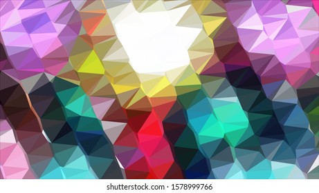 Geometric design. Colorful gradient mosaic background. Geometric triangle, mosaic, abstract background. Mosaic, color background. Mosaic texture. The effect of stained glass. EPS 10 Vector