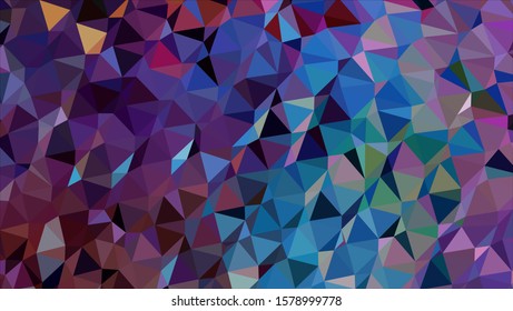 Geometric design. Colorful gradient mosaic background. Geometric triangle, mosaic, abstract background. Mosaic, color background. Mosaic texture. The effect of stained glass. EPS 10 Vector