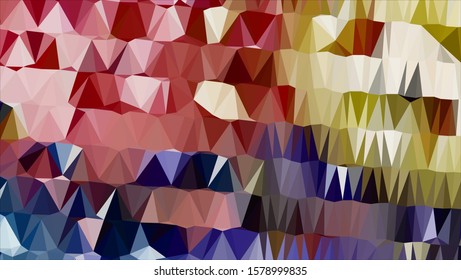 Geometric design. Colorful gradient mosaic background. Geometric triangle, mosaic, abstract background. Mosaic, color background. Mosaic texture. The effect of stained glass. EPS 10 Vector