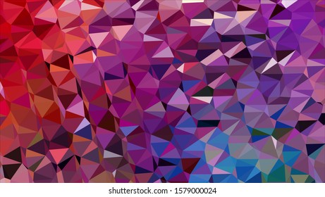 Geometric design. Colorful gradient mosaic background. Geometric triangle, mosaic, abstract background. Mosaic, color background. Mosaic texture. The effect of stained glass. EPS 10 Vector