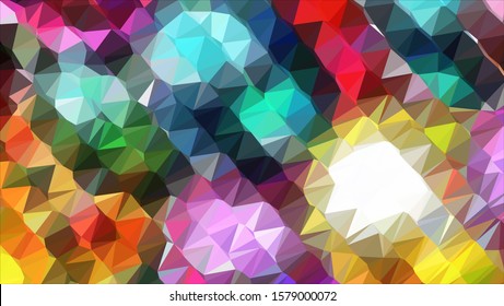 Geometric design. Colorful gradient mosaic background. Geometric triangle, mosaic, abstract background. Mosaic, color background. Mosaic texture. The effect of stained glass. EPS 10 Vector