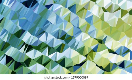 Geometric design. Colorful gradient mosaic background. Geometric triangle, mosaic, abstract background. Mosaic, color background. Mosaic texture. The effect of stained glass. EPS 10 Vector