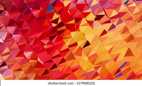 Geometric design. Colorful gradient mosaic background. Geometric triangle, mosaic, abstract background. Mosaic, color background. Mosaic texture. The effect of stained glass. EPS 10 Vector