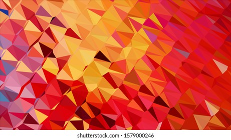Geometric design. Colorful gradient mosaic background. Geometric triangle, mosaic, abstract background. Mosaic, color background. Mosaic texture. The effect of stained glass. EPS 10 Vector