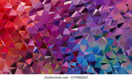 Geometric design. Colorful gradient mosaic background. Geometric triangle, mosaic, abstract background. Mosaic, color background. Mosaic texture. The effect of stained glass. EPS 10 Vector