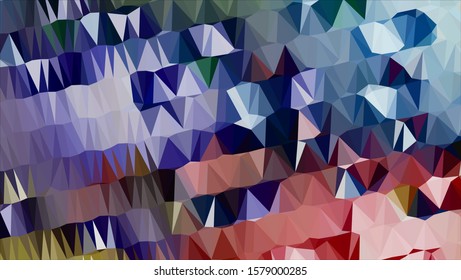 Geometric design. Colorful gradient mosaic background. Geometric triangle, mosaic, abstract background. Mosaic, color background. Mosaic texture. The effect of stained glass. EPS 10 Vector