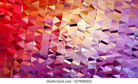 Geometric design. Colorful gradient mosaic background. Geometric triangle, mosaic, abstract background. Mosaic, color background. Mosaic texture. The effect of stained glass. EPS 10 Vector